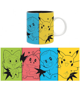 TAZA POKÉMON - INICIALES ESCARLATA Y PÚRPURA