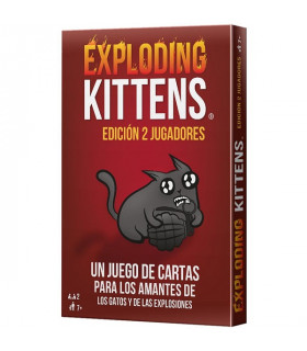 EXPLODING KITTENS EDICIÓN 2 JUGADORES