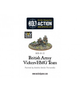BRITISH ARMY VICKERS HMG TEAM