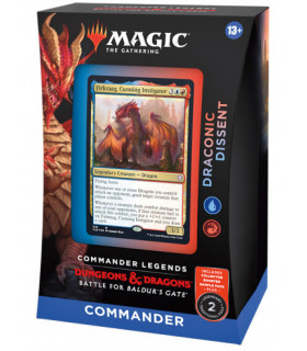 MAGIC - MAZO COMMANDER DRACONIC DISSENT D&D BATALLA POR PUERTA DE BALDUR