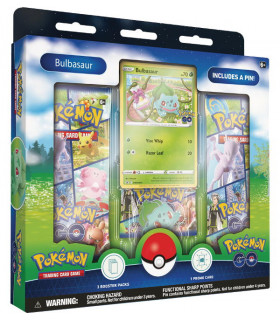 POKÉMON TCG - POKÉMON GO COLECCIÓN PIN BULBASAUR