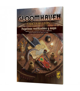 GLOOMHAVEN FAUCES DEL LEON PEGATINAS REUTILIZABLES