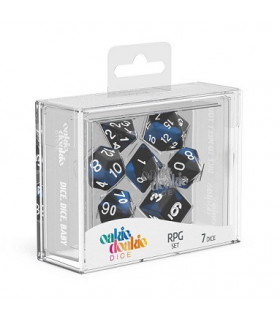 OAKIE DOAKIE DADOS RPG SET GLOW IN THE DARK - DEEP OCEAN (7)