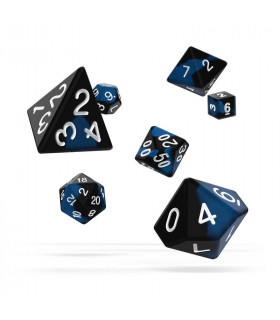 OAKIE DOAKIE DADOS RPG SET GLOW IN THE DARK - DEEP OCEAN (7)