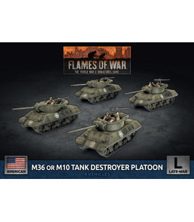 FLAMES OF WAR M36 TANK DESTROYER PLATOON