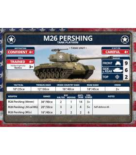 FLAMES OF WAR M26 PERSHING PLATOON