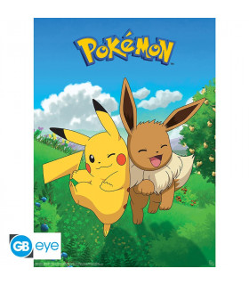 POKEMON SET 2 CHIBI POSTERS ENVIRONMENTS (52x38cm)