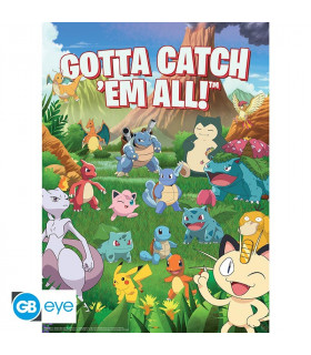 POKEMON SET 2 CHIBI POSTERS ENVIRONMENTS (52x38cm)