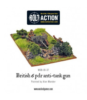 BRITISH ARMY SIX POUNDER AT GUN