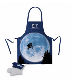 DELANTAL Y MANOPLA E.T EL EXTRATERRESTRE