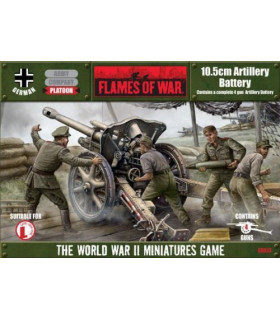 FLAMES OF THE WAR 10.5CM ARTILLERY BATTERY