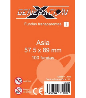 FUNDAS GENX ASIA 57.5X89 MM (100)