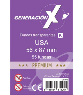 FUNDAS GENX USA PREMIUM 56X87 MM (55)