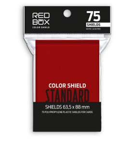 FUNDAS RED BOX COLOR SHIELD ROJAS STANDARD MATTE 63,5X88 (75)