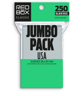 FUNDAS RED BOX JUMBO PACK USA CLASSIC 60 MICRAS 56X87 (250)