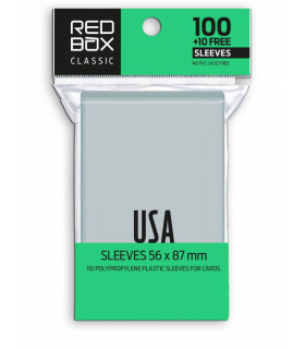 FUNDAS RED BOX USA CLASSIC 60 MICRAS 56X87 (110)