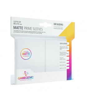 GAMEGENIC MATTE PRIME SLEEVES WHITE