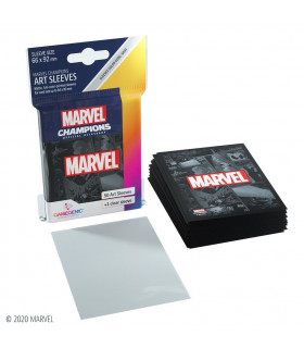 GAMEGENIC: FUNDAS MARVEL CHAMPIONS, MARVEL BLACK