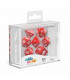 OAKIE DOAKIE DADOS RPG SET SOLID - ROJO(7)