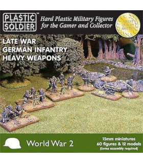 PLASTIC SOLDIER LATE WAR GERMAN INFANTRY HEAVY WEAPONS