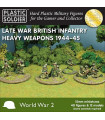PLASTIC SOLDIER LATE WAR BRITISH INFANTRY HEAVY WEAPONS 1944-45