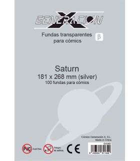 FUNDAS ZACATRUS COMICS SILVER SATURN 181X268 MM
