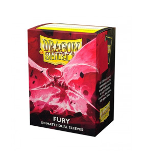 FUNDAS DRAGON SHIELD - FURY 'ALARIC, CRIMSON KING' ROSA (100)