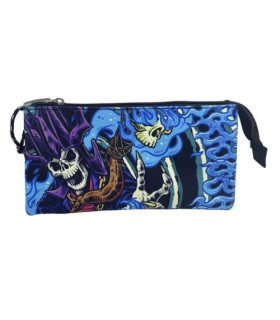 D&D ESTUCHE TRIPLE AZUL BLACK LIGHT