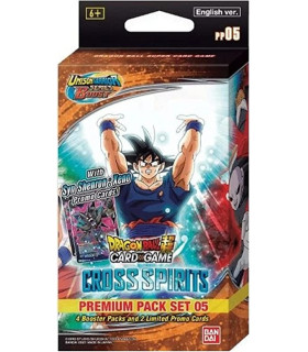 DRAGON BALL SUPER CARD GAME - CROSS SPIRITS - PREMIUM PACK SET 05 - INGLÉS