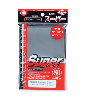 KMC Card Barrier SUPER SERIES STANDARD SIZE SLEEVLES - SUPER SILVER PACK
