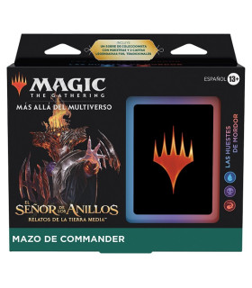 MTG SEÑOR DE LOS ANILLOS RELATOS DE LA TIERRA MEDIA BARAJA COMMANDER LAS HUESTES DE MORDOR INGLES