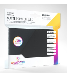 GAMEGENIC MATTE PRIME SLEEVES BLACK