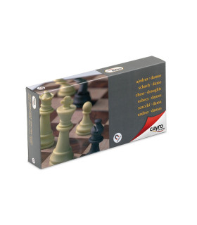 JUEGO DE MESA AJEDREZ DAMAS MAGNETICO GRANDE