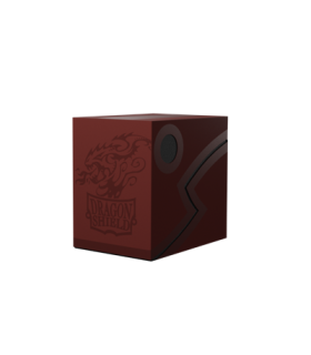 DRAGON SHIELD DOUBLE SHELL - BLOOD RED/BLACK