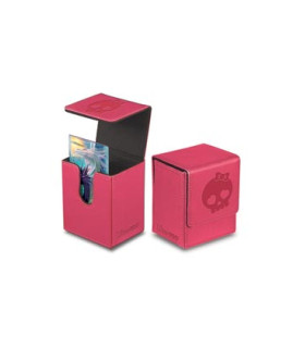FLIP TOP DECK BOX - PINK (ROSA) TACTO PIEL