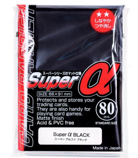 KMC CARD BARRIER SUPER ALPHA BLACK (80)