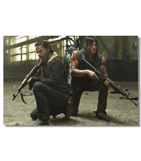 PLAYMAT - THE WALKING DEAD AMC - RICK AND DARYL