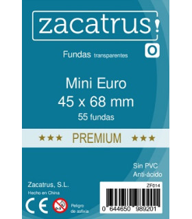 FUNDAS ZACATRUS! MINI EURO PREMIUM 45 X 68 (55 UNIDADES)