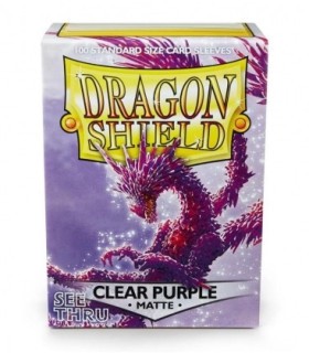 DRAGON SHIELD - MATTE - CLEAR PURPLE (100)