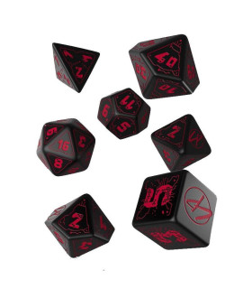 Q-WORKSHOP: CYBERPUNK RED PACK DE DADOS (7)