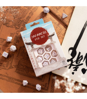 Q-WORKSHOP: JAPANESE BLUE STAR LOTUS PACK DE DADOS (7)