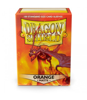 FUNDAS DRAGON SHIELD - ORANGE MATTE (100)