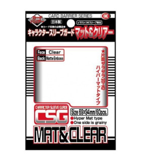 KMC CHARACTER SLEEVE GUARD - STANDARD SIZE MAT & CLEAR (60)