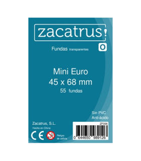 FUNDAS ZACATRUS MINI EURO 45X68 (55 UNIDADES)
