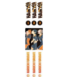 SHONEN STARTER SET HAIKYû!! Nº 1+2+3