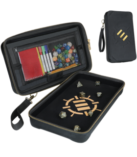 Tabletop RPGs Community Dice Organizer Case & XL Rolling Tray