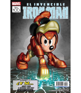 SPIDERMAN VOL 2 228 EL ASOMBROSO SPIDERMAN 19 PORTADA ALTERNATIVA DISNEY 100 - EL INVENCIBLE IRON MAN