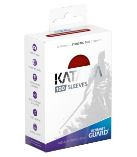 ULTIMATE GUARD - KATANA SLEEVES RED