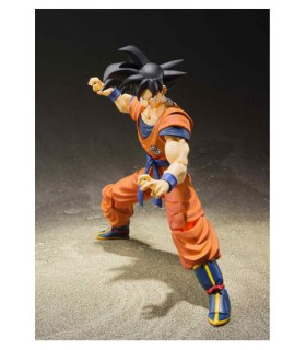 SON GOKU SAIYAN RAISED ON EARTH FIG. 14 CM DRAGON BALL Z SH FIGUARTS RE-RUN
