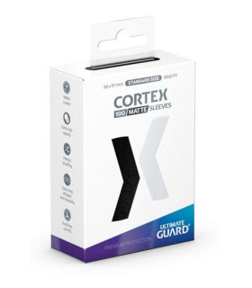 ULTIMATE GUARD - CORTEX SLEEVES STANDARD SIZE MATTE BLACK (100)